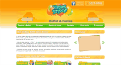 Desktop Screenshot of buffetvamosbrincar.com.br