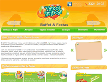 Tablet Screenshot of buffetvamosbrincar.com.br